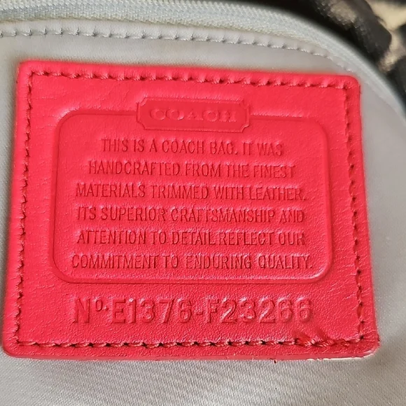 COACH 2013 PARK OCELOT PRINT HOBO (COACH F23266) GUC - Picture 10 of 11